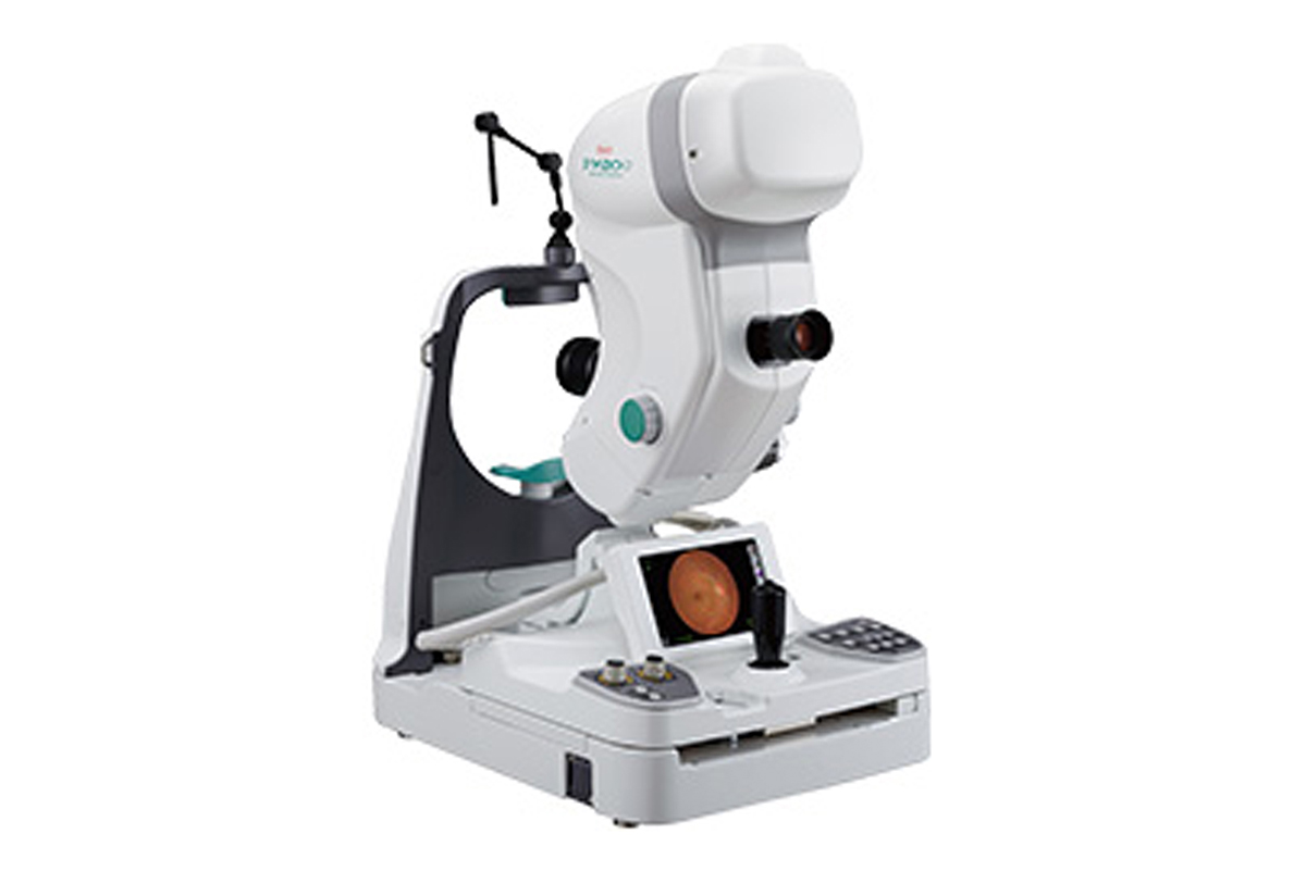 散瞳・無散瞳一体型眼底カメラ